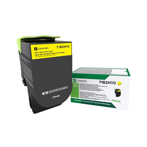 Lexmark 71B2HY0 Toner Gelb – Original