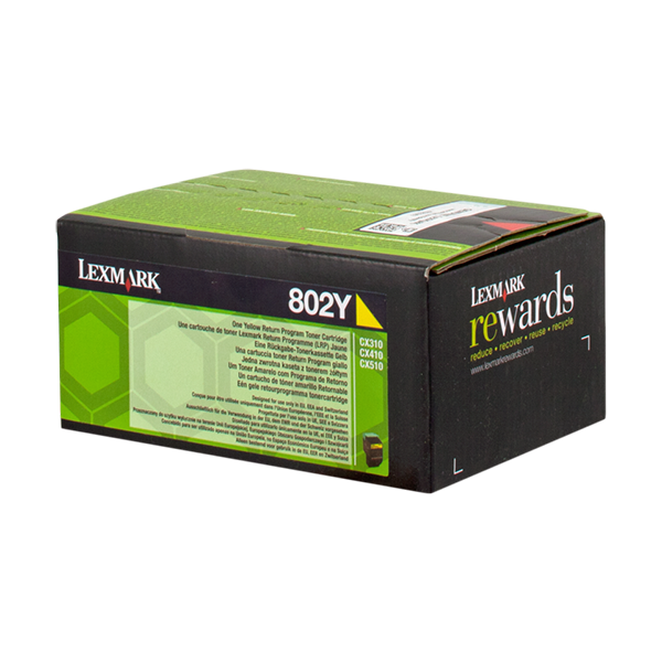 Lexmark 802Y Toner Gelb – Original