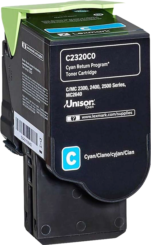 Lexmark C2320C0 Toner Cyan – Original