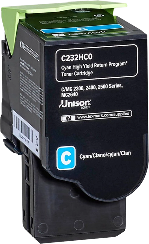 Lexmark C232HC0 Toner Cyan – Original
