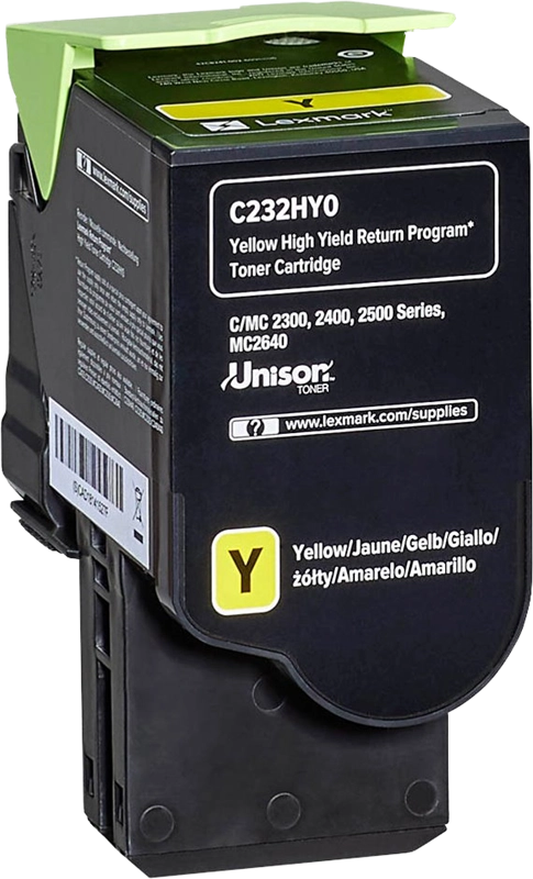 Lexmark C232HY0 Toner Gelb – Original