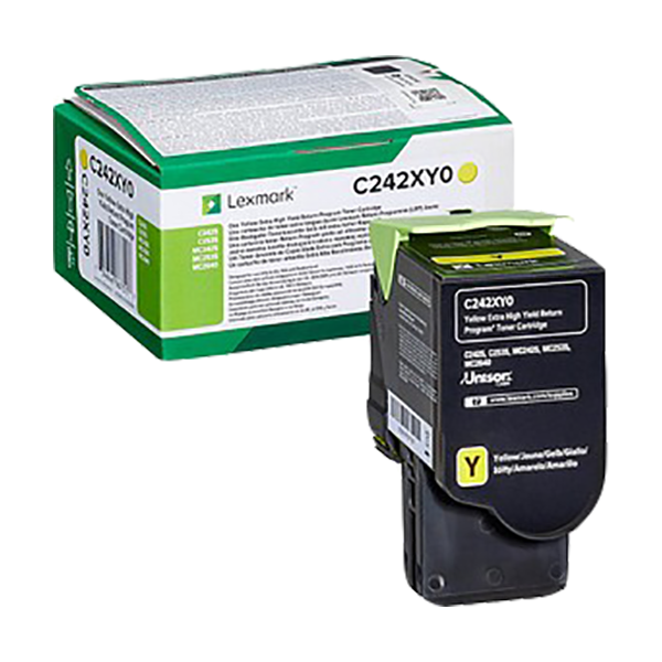 Lexmark C242XY0 Toner Gelb – Original