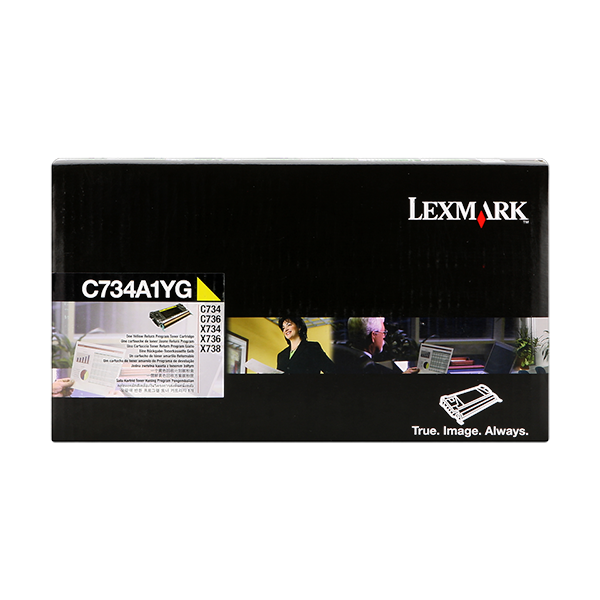 Lexmark C734A1YG Toner Gelb – Original