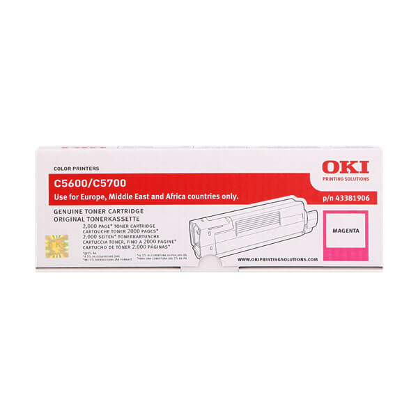 OKI 43381906 Toner Magenta – Original
