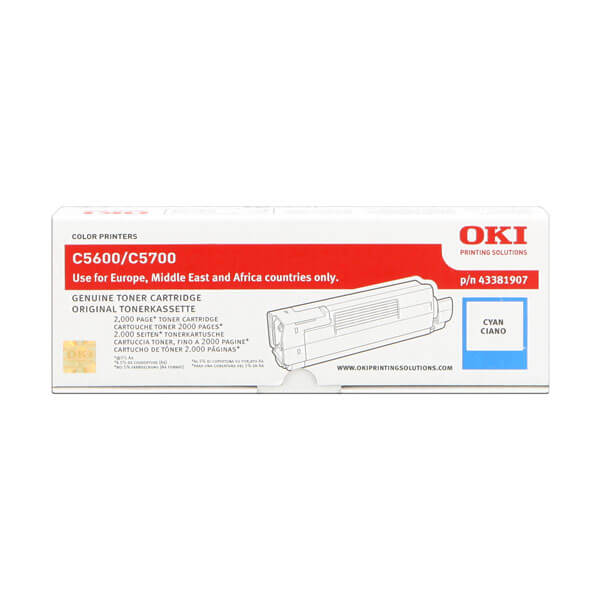 OKI 43381907 Toner Cyan – Original