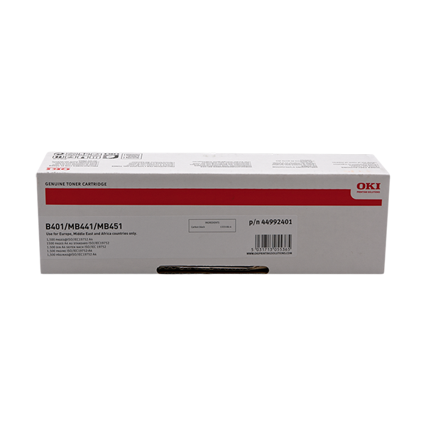 OKI 44992401 Toner Schwarz – Original
