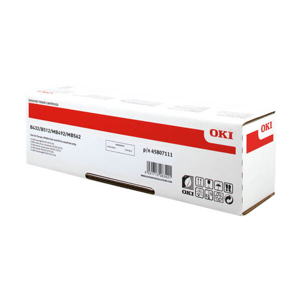 OKI 45807111 Toner Schwarz – Original