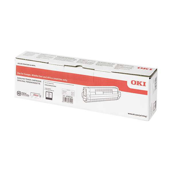 OKI 47095704 Toner Schwarz – Original