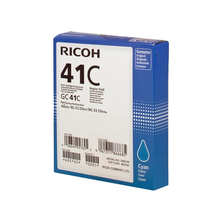 Ricoh GC41CHC Gel Patrone Cyan – Original