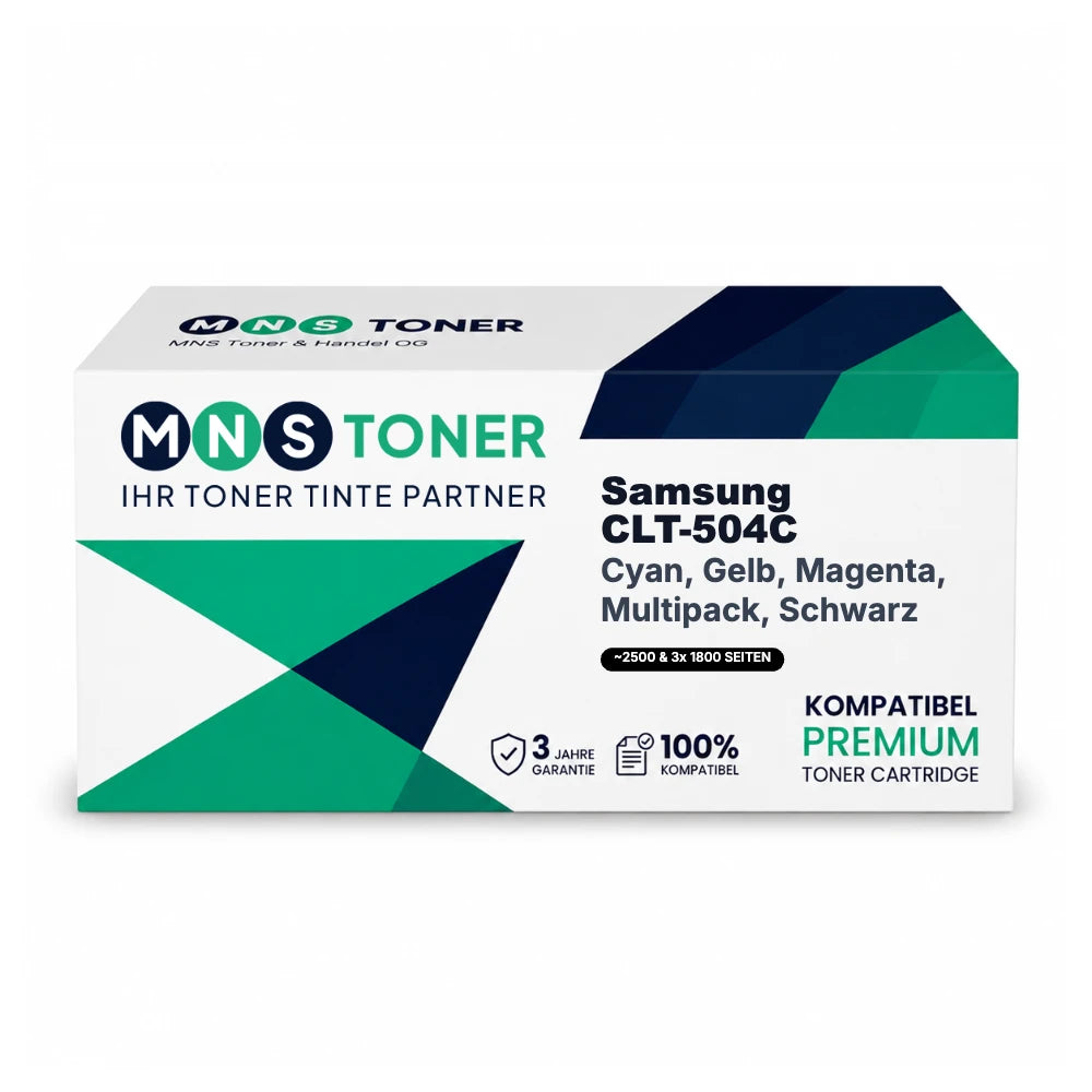 Samsung CLT-504C Toner 4er-Pack – kompatibel