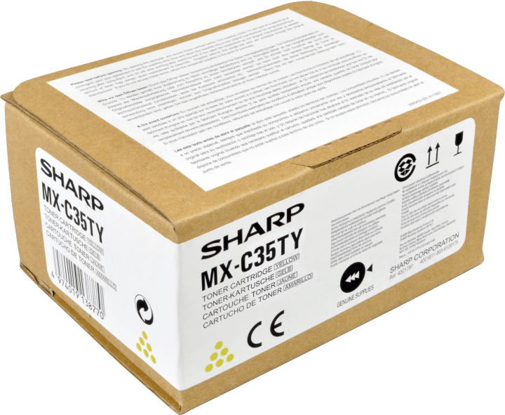 Sharp MX-C35TY Toner Gelb – Original