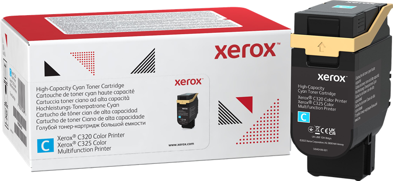 Xerox C320-325 Toner Cyan – Original (5.500 Seiten)